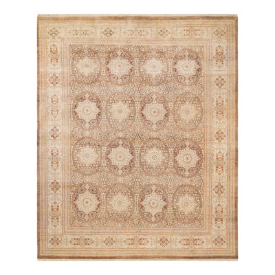 Varujan One-of-a-Kind 8' 3" X 9' 10" 2010s Wool Area Rug in Brown