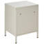 43 cm W Steel Bedside Table-137476397
