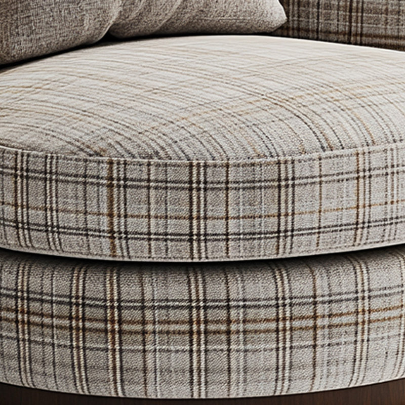 Fauteuil moderne à carreaux