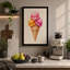 Rainbow Ice Cream Modern - Wrapped Canvas-252204437-252204440