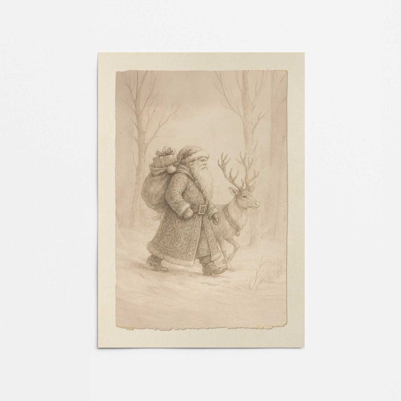 «Old Saint’s Journey», reproduction d'art, 18 po x 24 po, Sans cadre