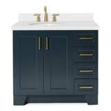 37 IN.  Single Bathroom Vanity