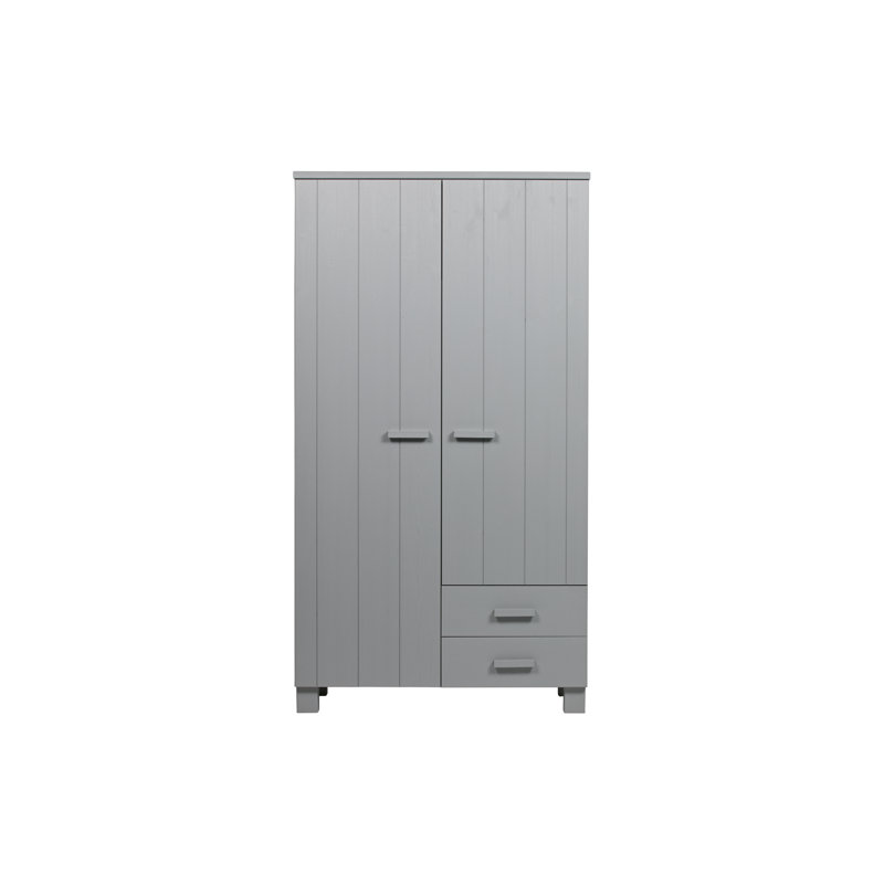 Dennis 2 Door Wardrobe, Grey