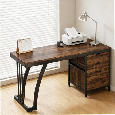 Bureau extensif, bureau d'ordinateur, bureau d'écriture élégant