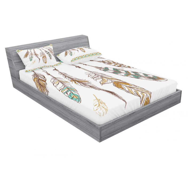 Microfiber Sheet Set, Full Sheet Set with Fitted Sheet