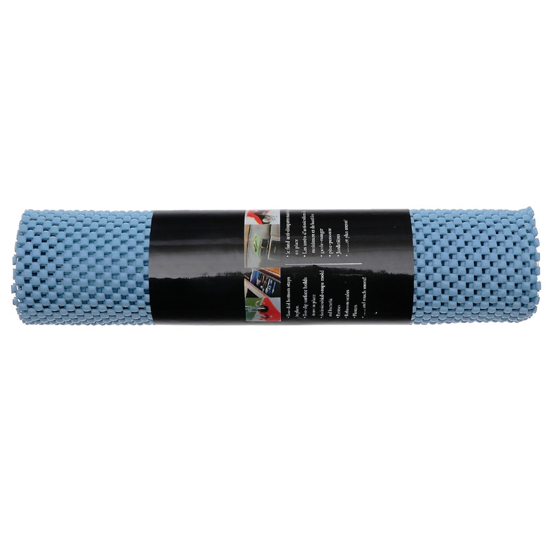 Doublures de tiroir anti-dérapantes, Bleu