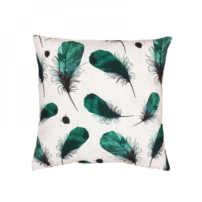 Feather Down Insert Pillow_Throw_RMIC07_Linen,Polyester