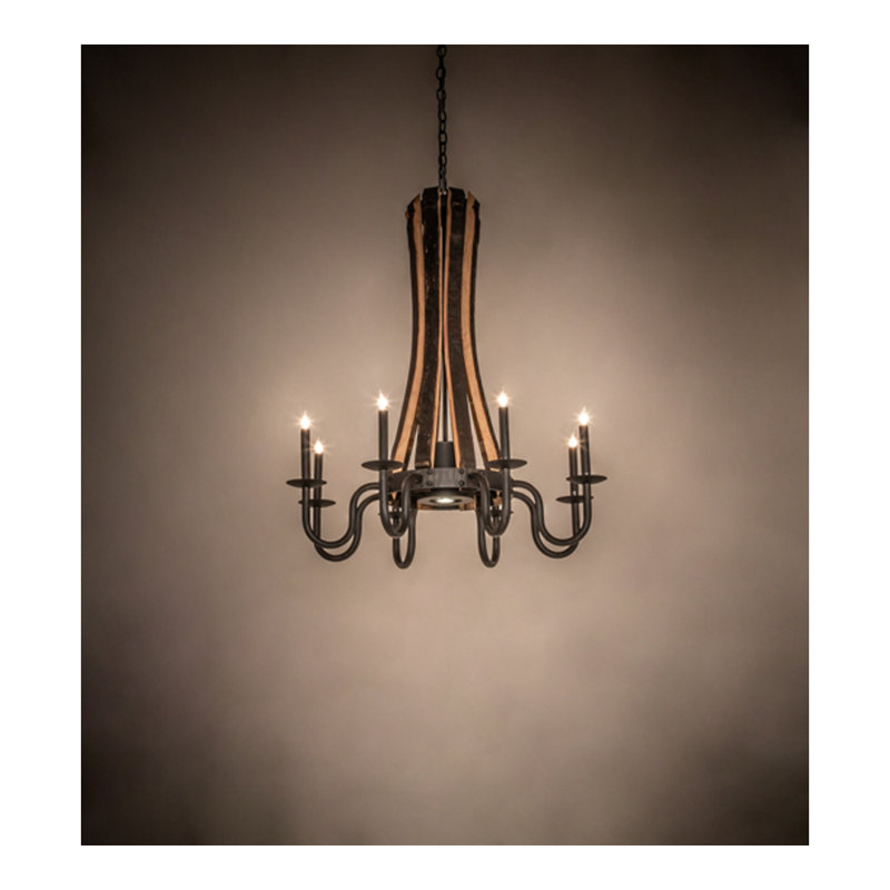 Barrel Stave 9 - Light Chandelier