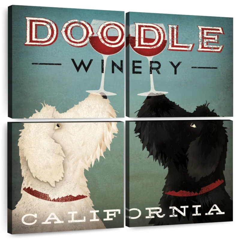 Tergel Doodle Wine, H 18 po x l 18 po