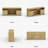   70.1“ W Modern Fluted Storage TV Stand For TVs Up To 80" With LED Light And Power Outlet, Mid Century Wood Media Console Table with Sound Bar Shelfves, Multimedia Storage Furniture With Cabinets and Open Storage,Gift-773629335