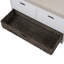 Banc, banc de rangement, banc d'entrée, banc de rangement rembourré, avec panier et tiroirs-1691277880