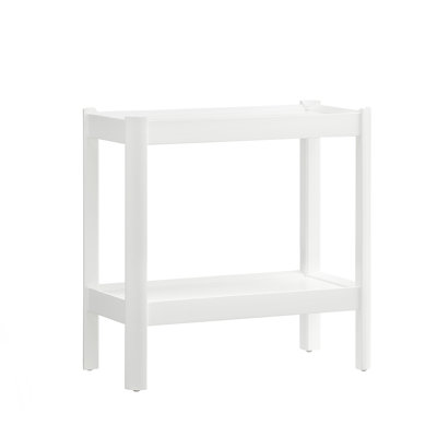 Table de chevet avec deux tablettes spacieuses