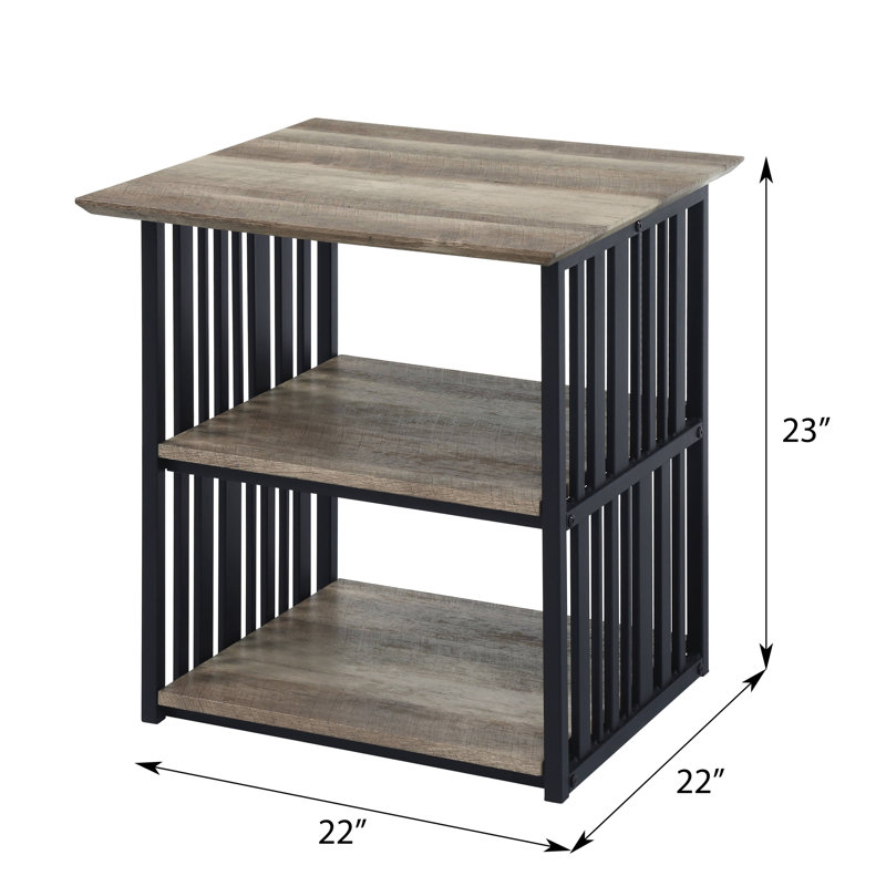 Table de chevet à 3 tablettes