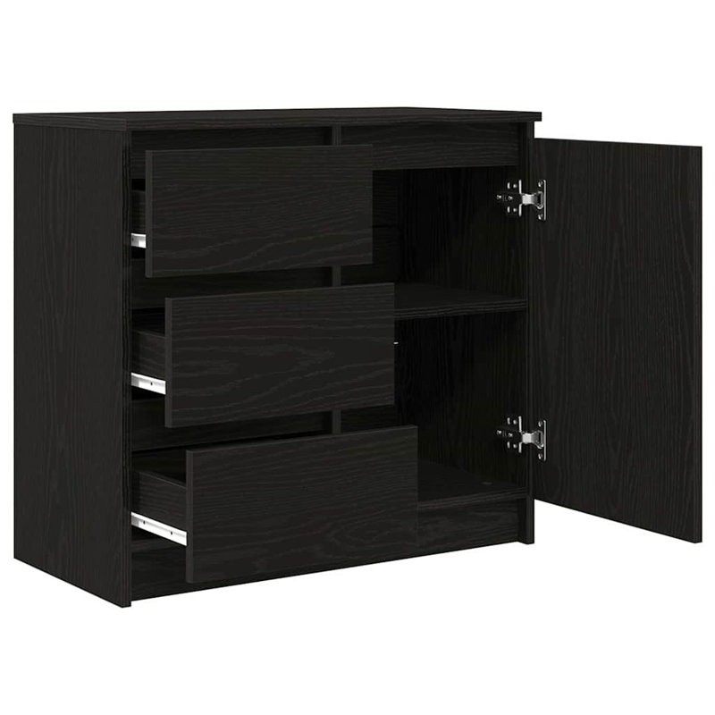 Accoudoirs réglables vidaXL, Chêne noir