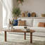 Table basse en chêne - brun cacao-1244344422