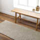 Handwoven Flatweave Ivory Area Rug