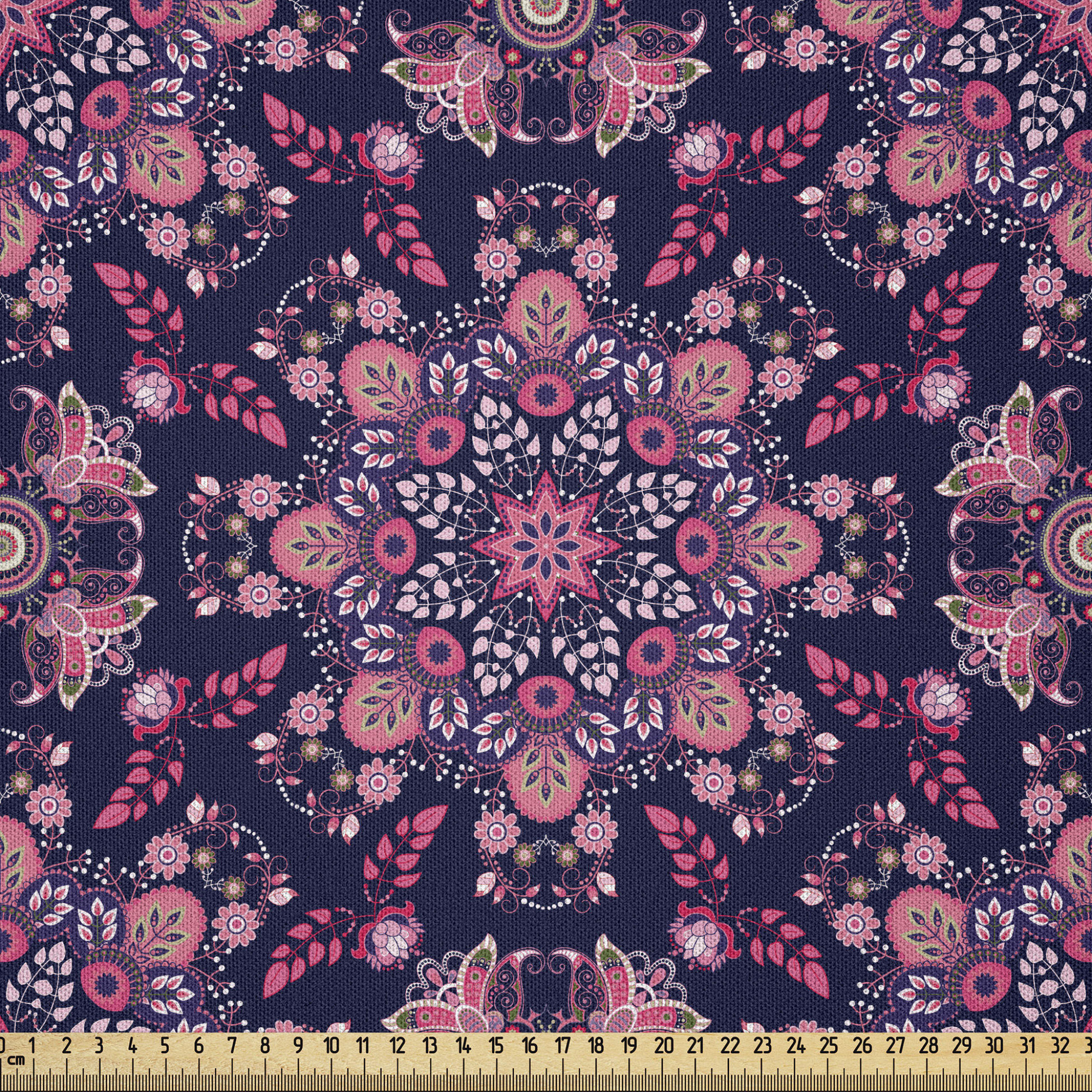 East Urban Home Ethnic Fabric By The Yard, Spring Nature Blossoms ...