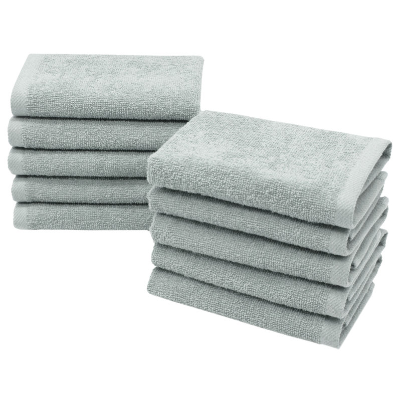 Midweight Towels, Platinum Grey