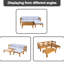 Ensemble de conversation modulaire avec canapé et coussins 5 pièces