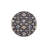 Lina Black Floral Washable Indoor/Outdoor Area Rug-1394540333