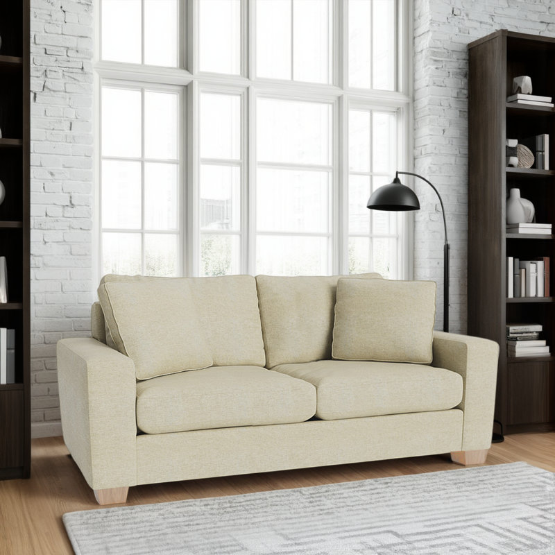 Anastase Upholstered 79'' Sofa, Unfinished, Jango Sandstone