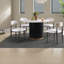 Ensembles de table de salle à manger modernes et peu encombrants avec plateau en faux marbre pour la cuisine
