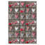 Tapis en polyester tissé à la machine en gris / rose / blanc-1129215194