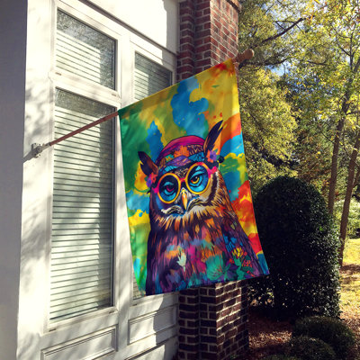 Drapeau de maison hippie
