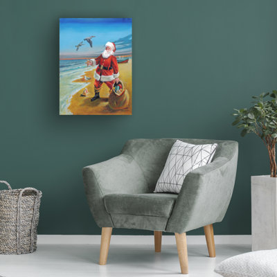 R.J. Mcdonald ''Santa Img 2'' Canvas Art
