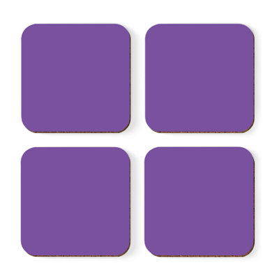Cork Square 4 Piece Coaster Set