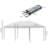 Pop Up Canopy With Easy Up Steel Frame, 3-Level Adjustable Height And Carrying Bag