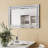 Glam Mirrored Console Table & Crushed Diamond Accent Wall Mirror Set Modern Glam Stylish