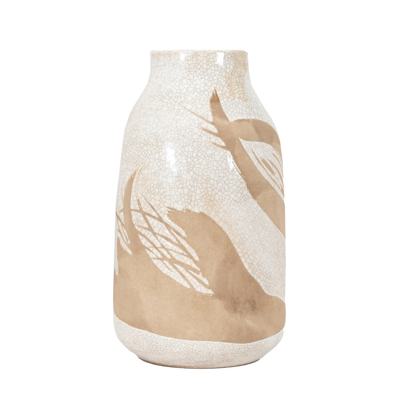 Albria Stoneware Table Vase, 33cm H x 19cm W x 19cm D