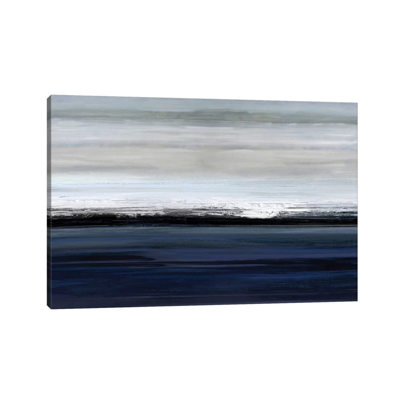 Gilded Storm III by Chris Paschke - Print on Canvas, 66.04 cm H x 66.04 cm W x 1.91 cm D, Black Framed Canvas