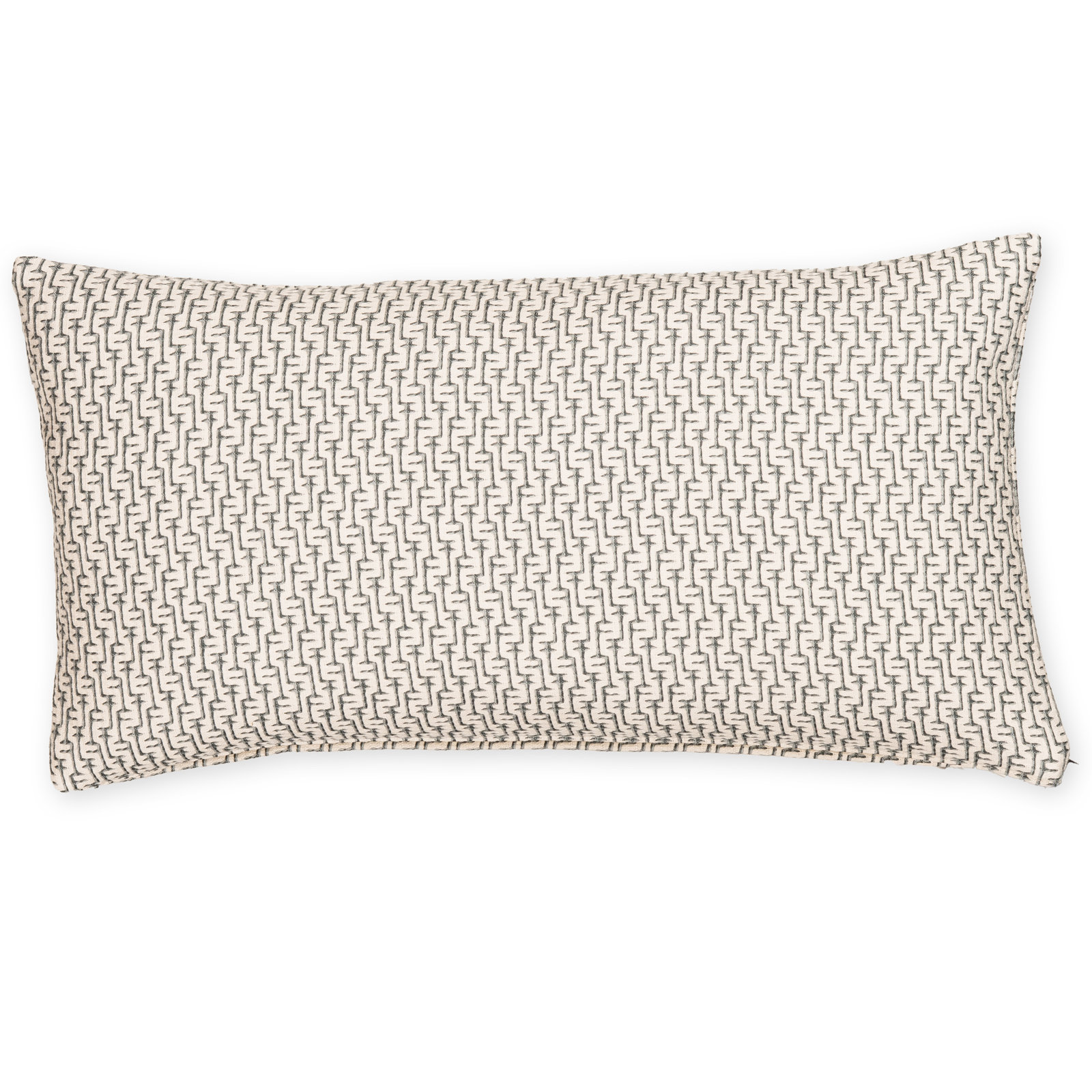 Cascade Geometric Accent Pillow, Blue, Polyester, Rectangle 14"H x 26"W