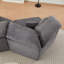 Canapé modulaire 53 pouces avec velours côtelé Modular Sensation Cocooning Sensation-1709326645