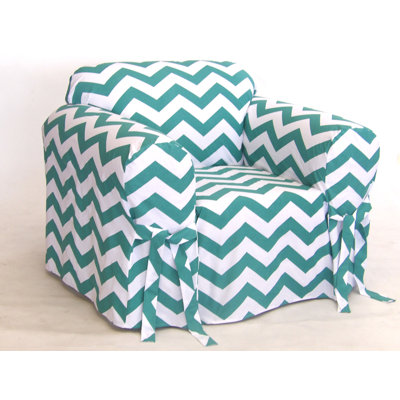 Cotton Box Cushion Armchair Slipcover