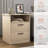 2 Drawers Nightstand With Charging Station-1990709993