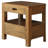 Verona Walnut 2-drawer Nightstand Bedside Table