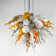 Lowestoft Glass Dimmable Geometric Chandelier