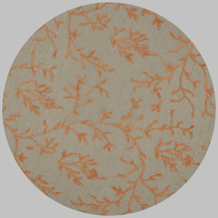 McKittrick Hand Tufted Wool Floral Rug