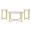 Ensemble de 3 tables basses et tables de bout avec cadre en métal Naugle-82748930-62964127