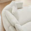 122.04 Inch Oversized Sectional Sofa, Modern Couch With Chaise, Comfy Sofa Couch With Left  Facing Chaise, White Corduroy Sofa-2131301258-2131301256