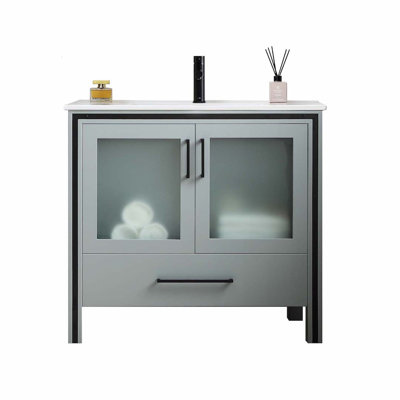 Meuble-lavabo simple 36 po avec lavabo