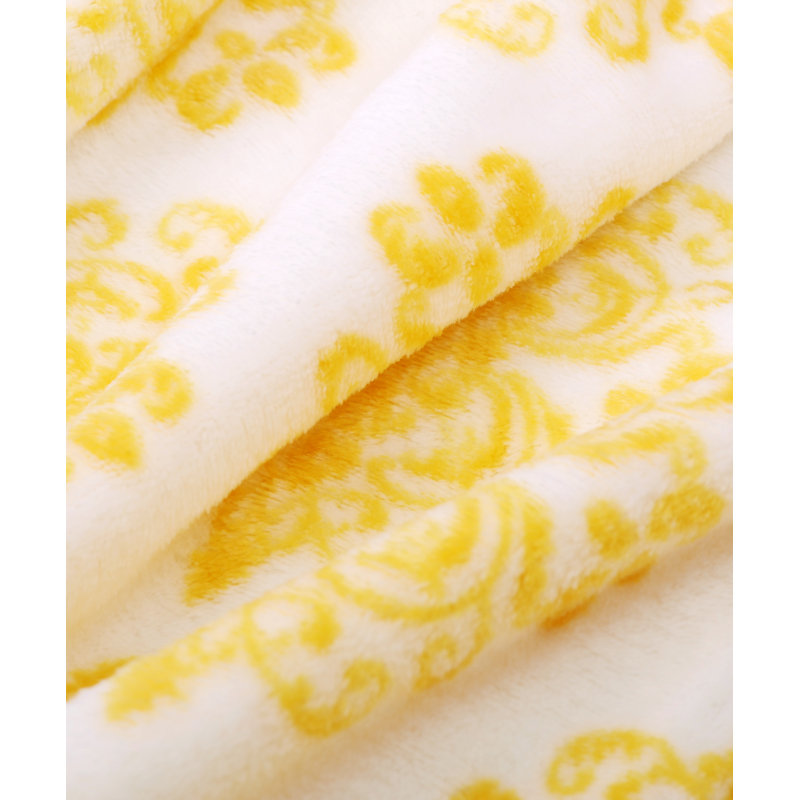 Peignoir mid-veau jules en flanelle polaire avec poches, Soleil samoan, Petit