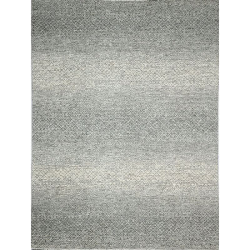 South Sea Wool Geometric Area Rug, Rectangle 9' x 12'