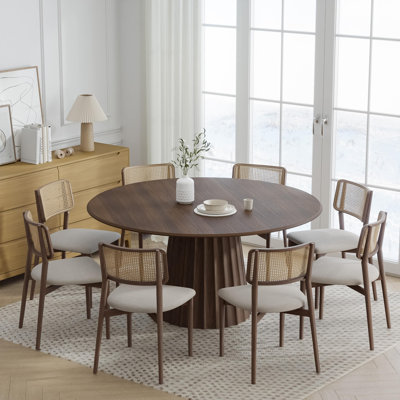 Table de salle à manger en bois massif