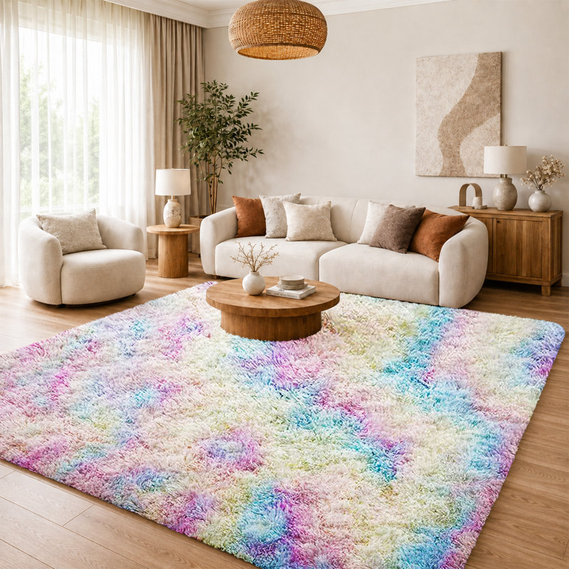 Brisbin Ombre Shag Area Rug, Rectangle 120 x 170cm