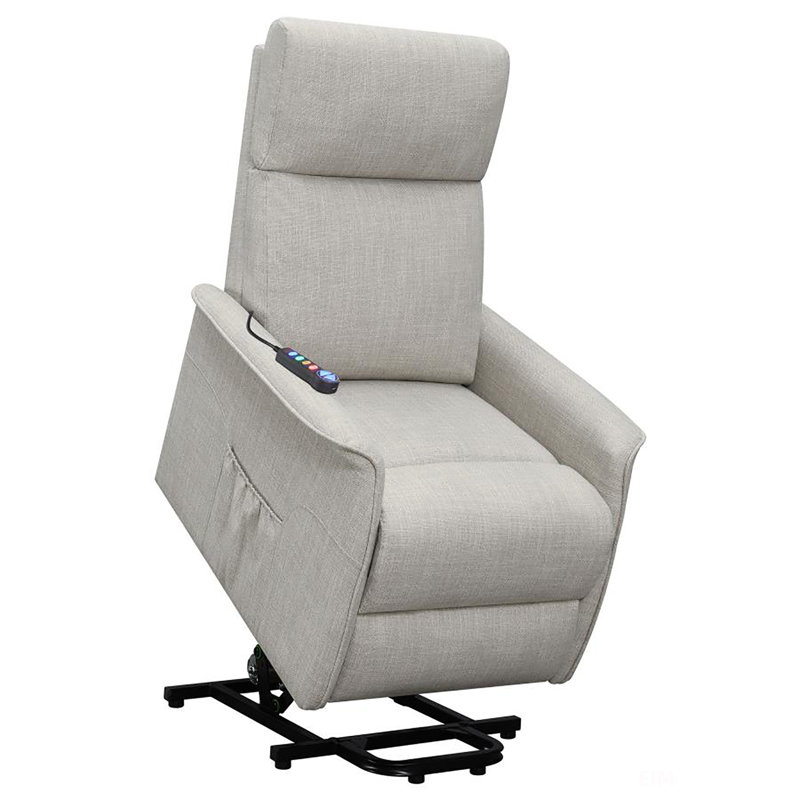 Fauteuil inclinable électrique lève-personne rembourré, Beige
