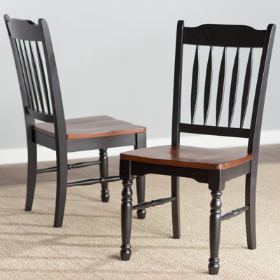 Letizia 17.32'' H Solid Wood Side Chair